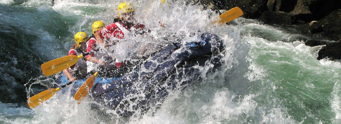 White water rafters using a Joint Jockey to keep everything dry