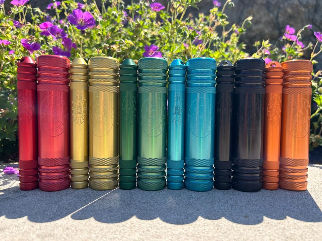 The Day Tripper and the River Tripper in each of the six available colors: Cobalt Blue, Rio Red, Earth Green, Sunset Orange, Goldenrod and Outer Space (black)